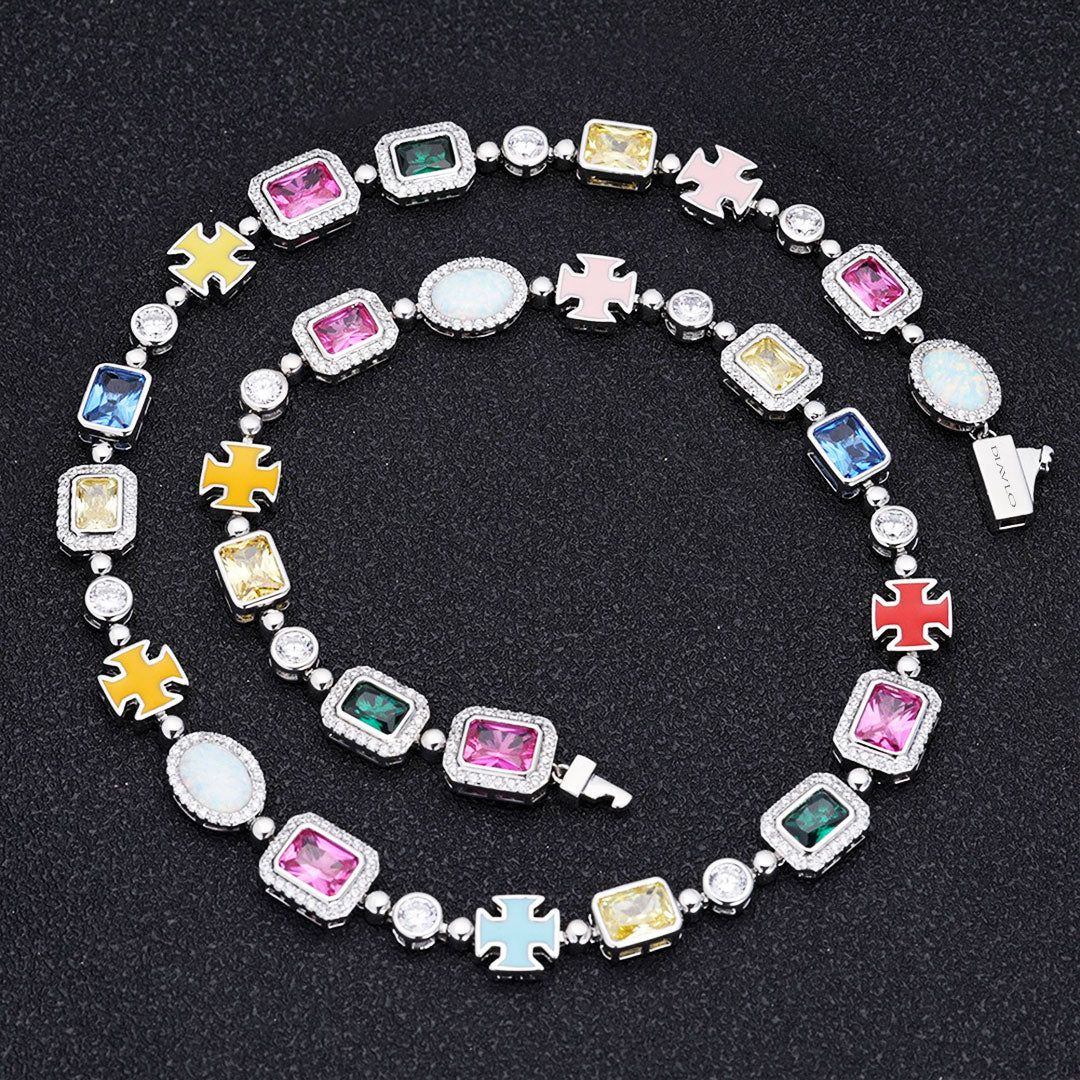 Cadena Multi Gemstone Premium
