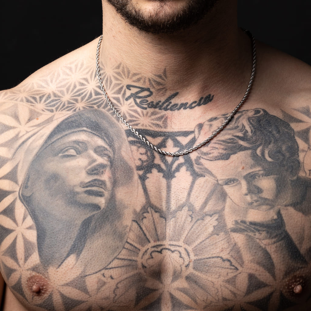 Cadena Diavlo Rope Oro Blanco 18K 3 Mm