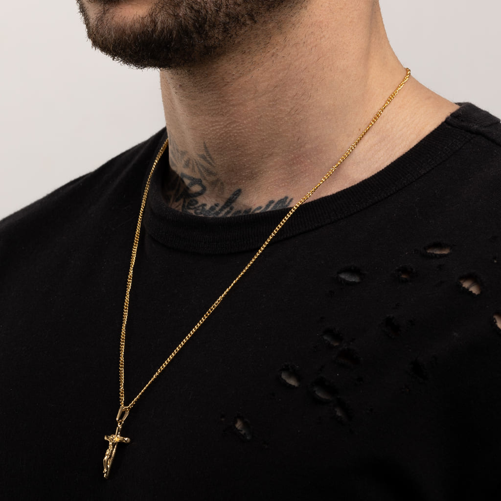 Colgante Diavlo Cruz Gold