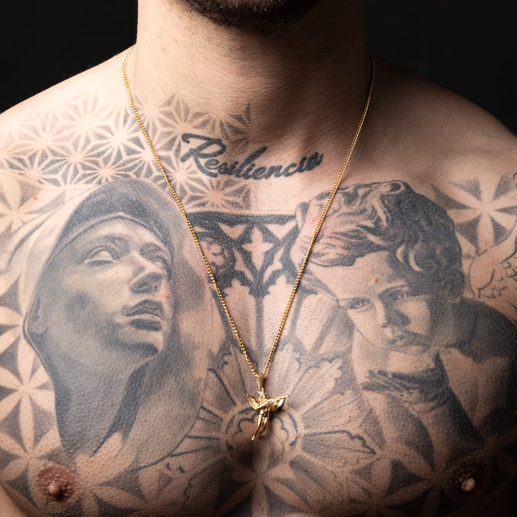 Colgante Diavlo Cupido Ak Gold