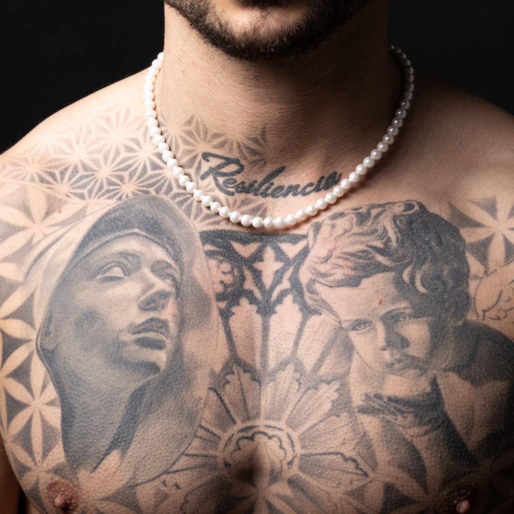 Cadena Diavlo Perlas 6 Mm