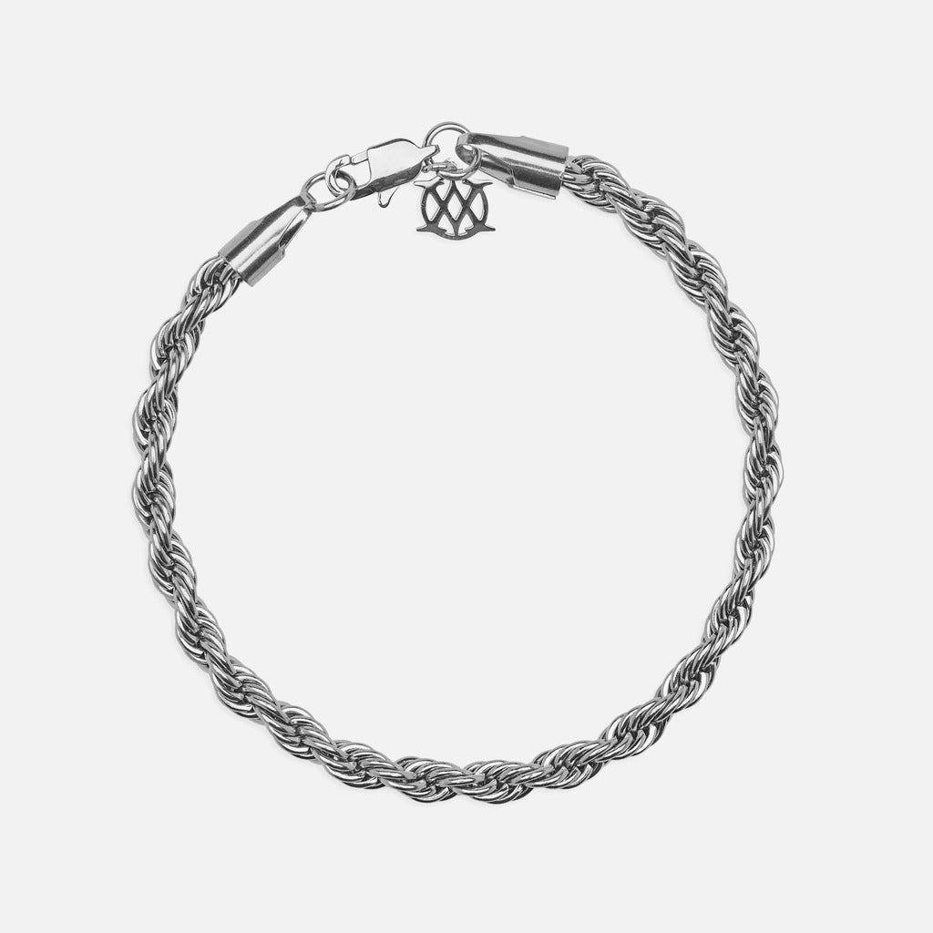 Diavlo Rope Bracelet 5 mm 18K White Gold