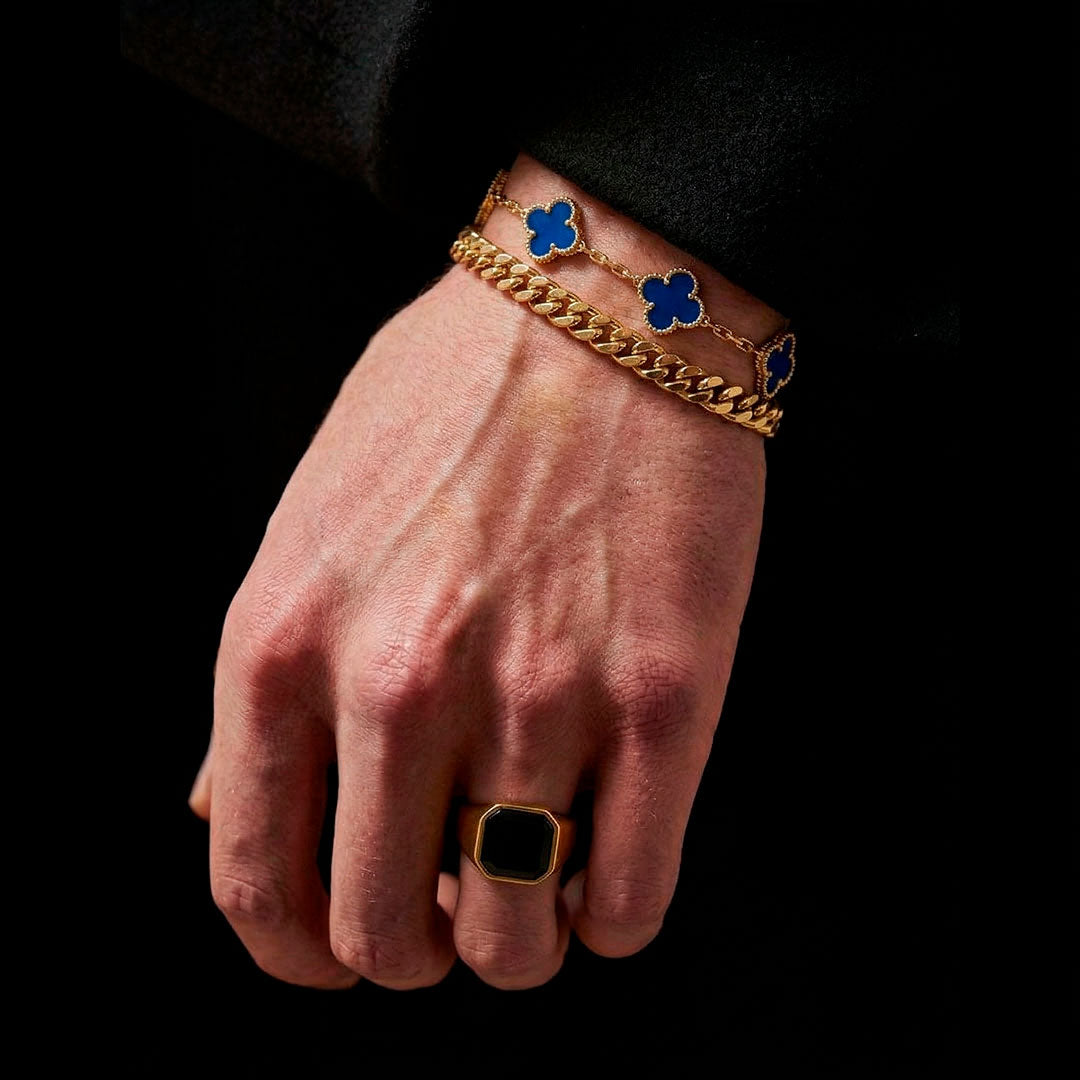 Pulsera Diavlo Trébol - Blue