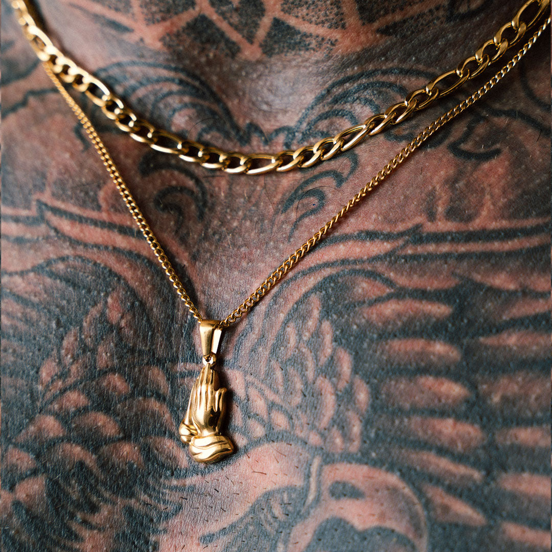 Diavlo Compass Gold Pendant