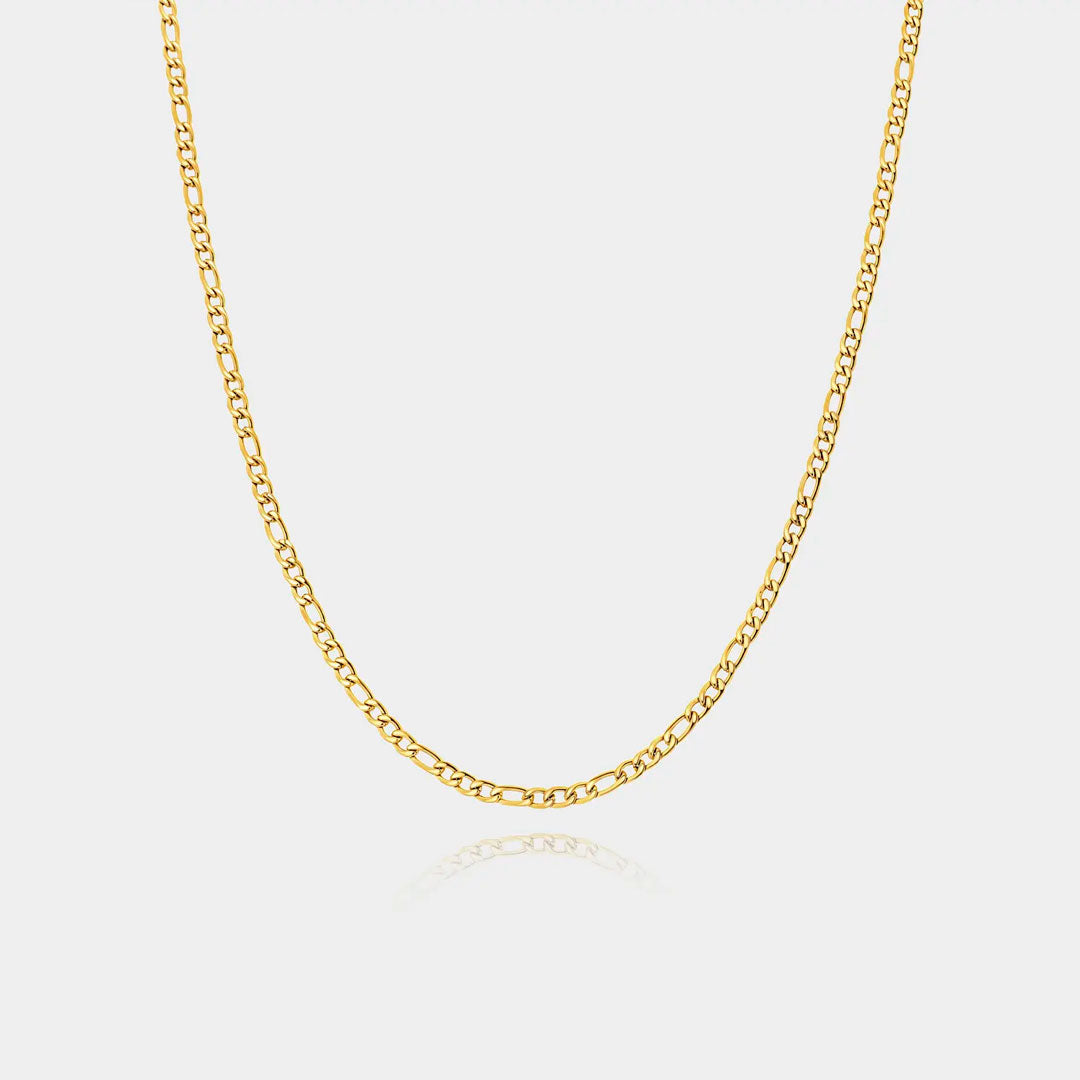 Cadena Diavlo Figaro Gold 3 Mm