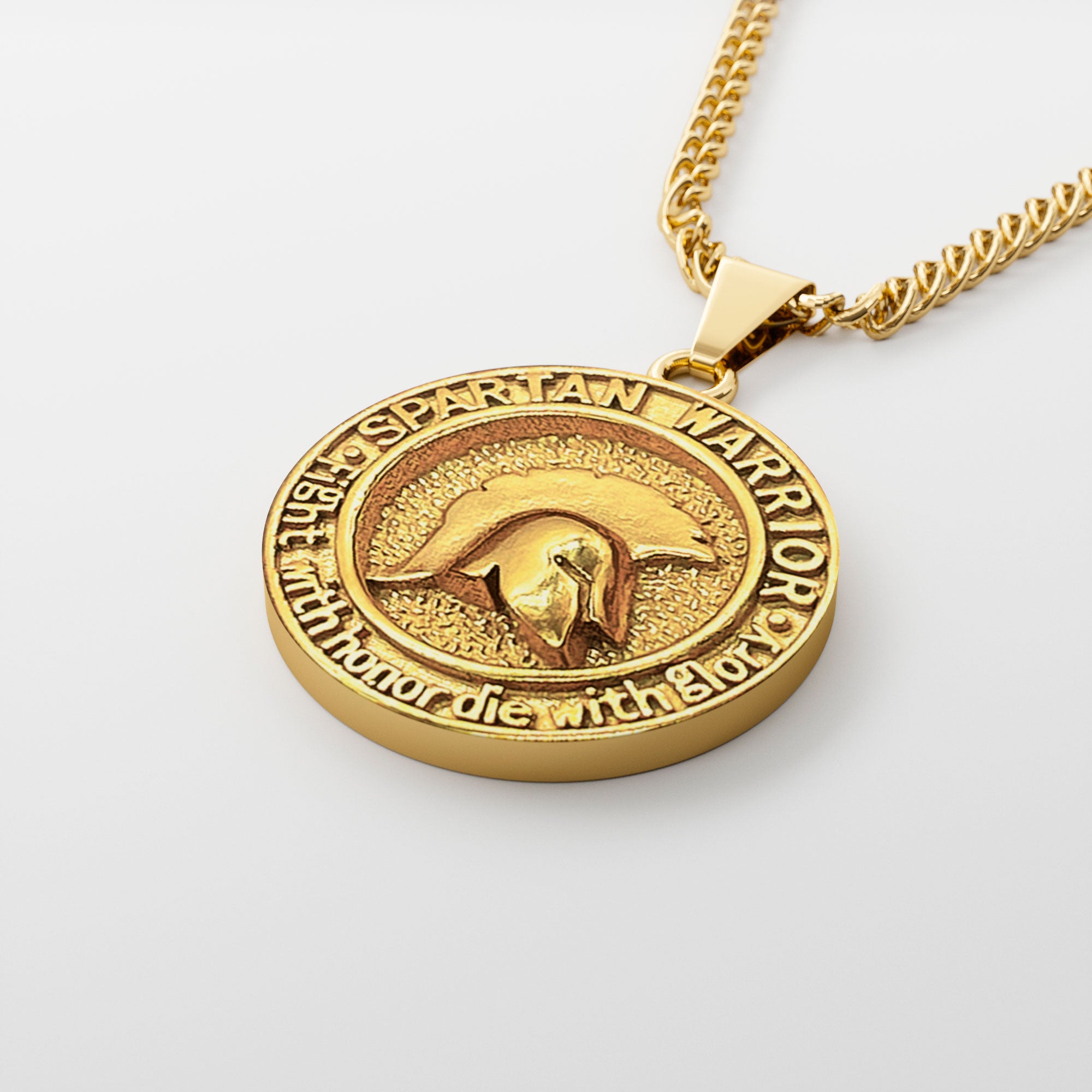 Diavlo Compass Gold Pendant