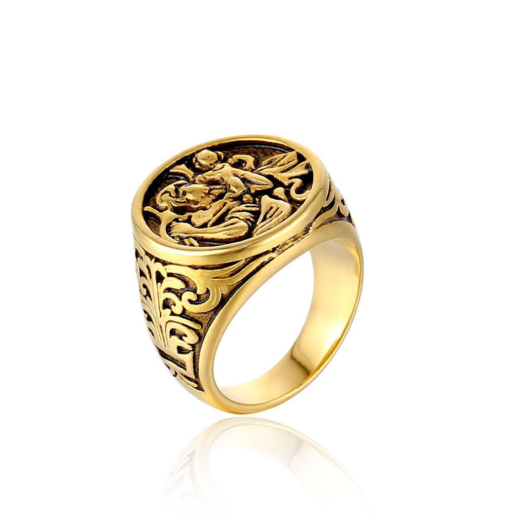 Anillo Diavlo Aqua Oro 18K