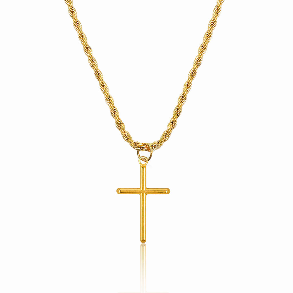 Colgante Diavlo Cross Oro 18K