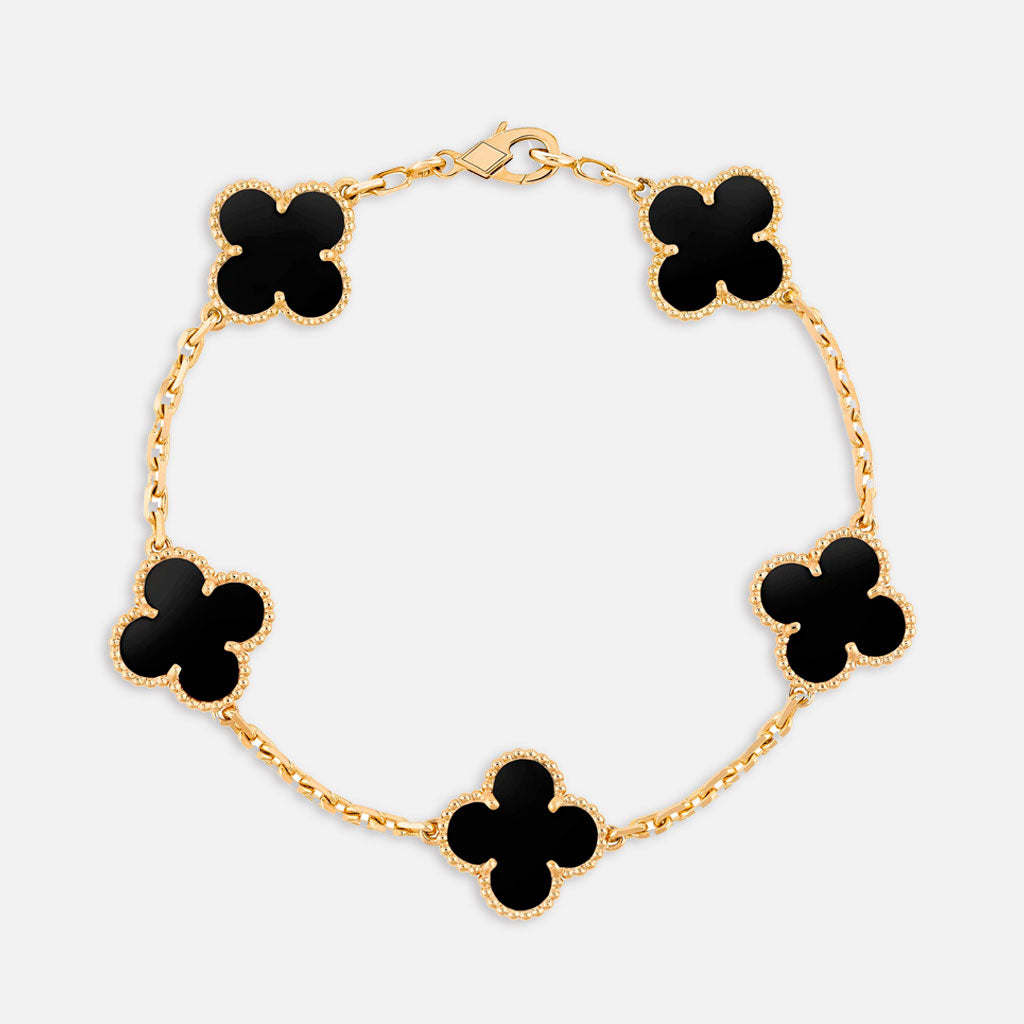 Pulsera Diavlo Trébol - Black