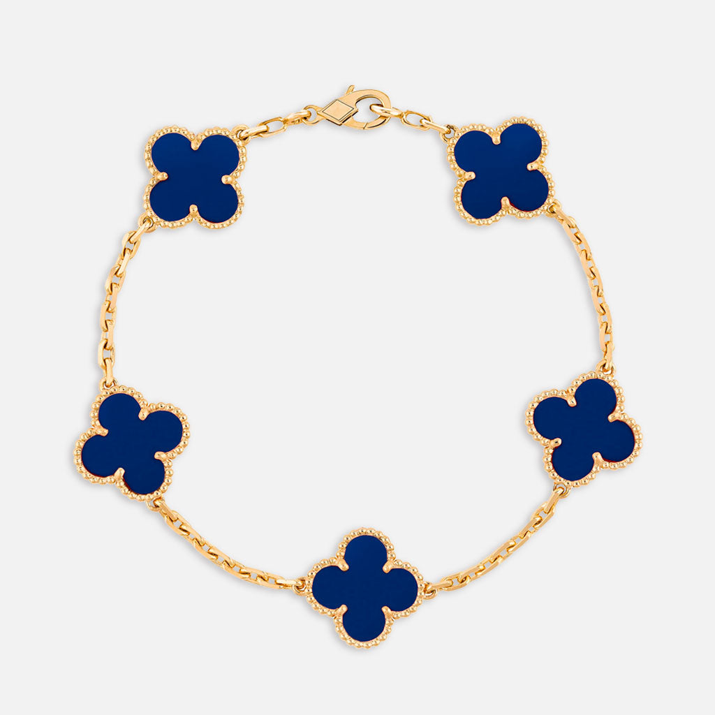 Pulsera Diavlo Trébol - Blue