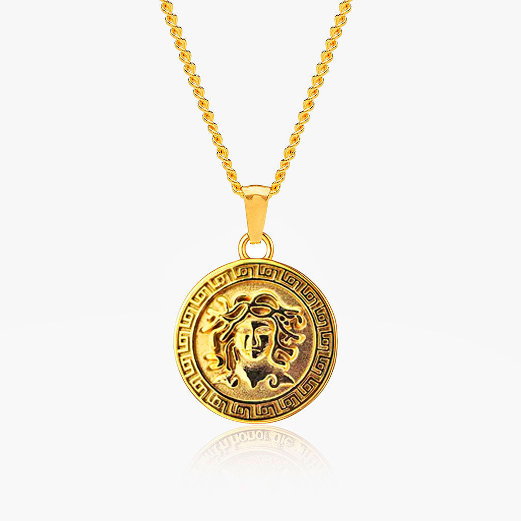 Diavlo Compass Gold Pendant