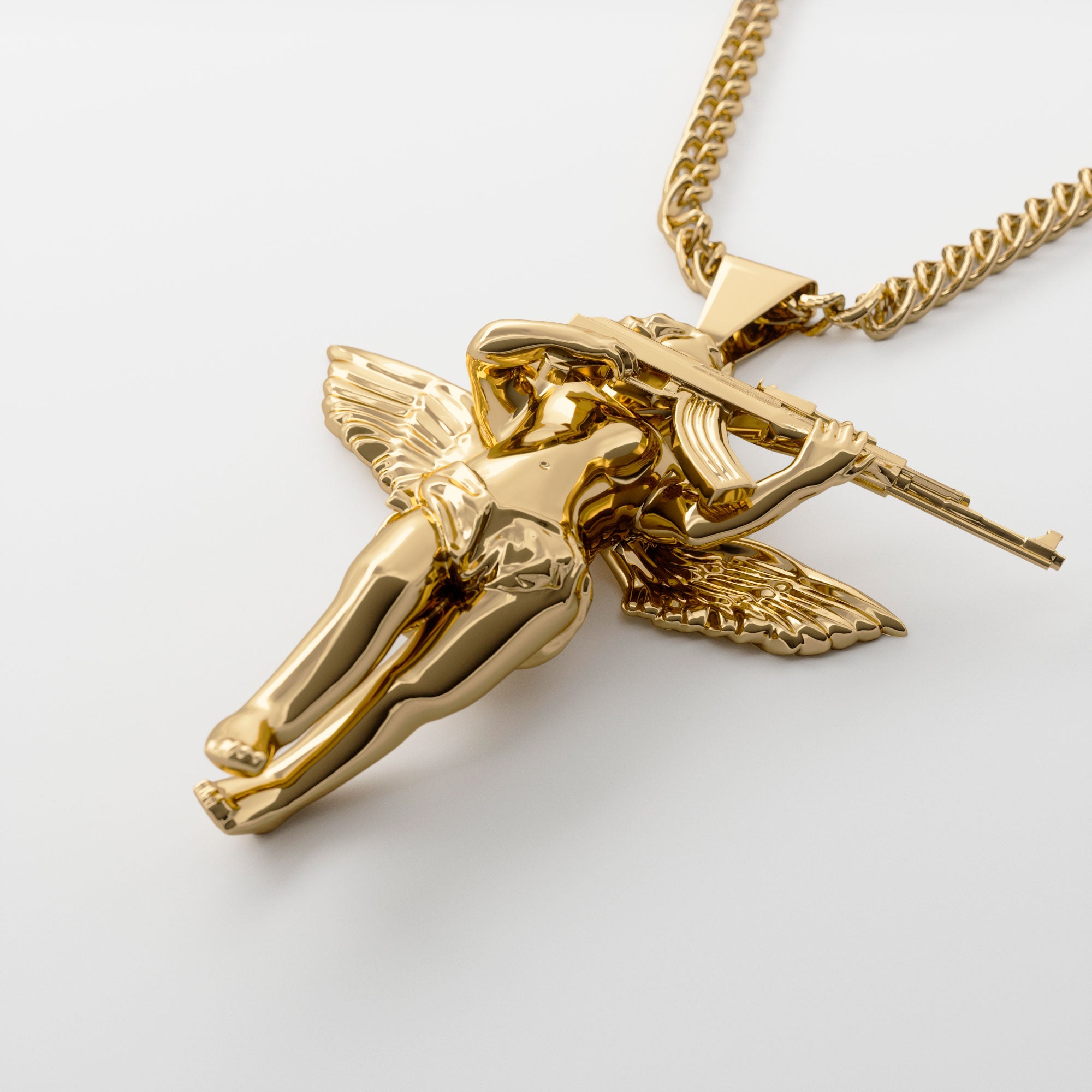 Colgante Diavlo Cupido Ak Gold